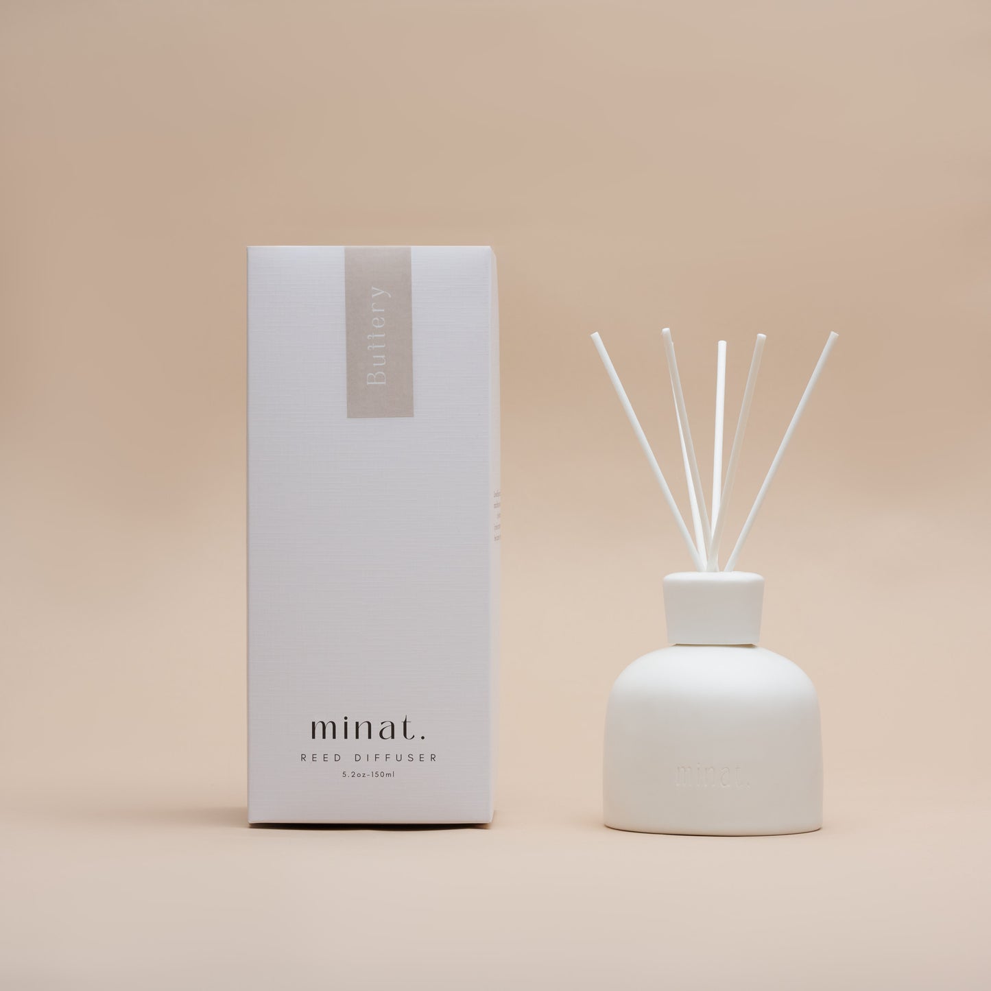 Buttery Natural Reed Diffuser Front Box