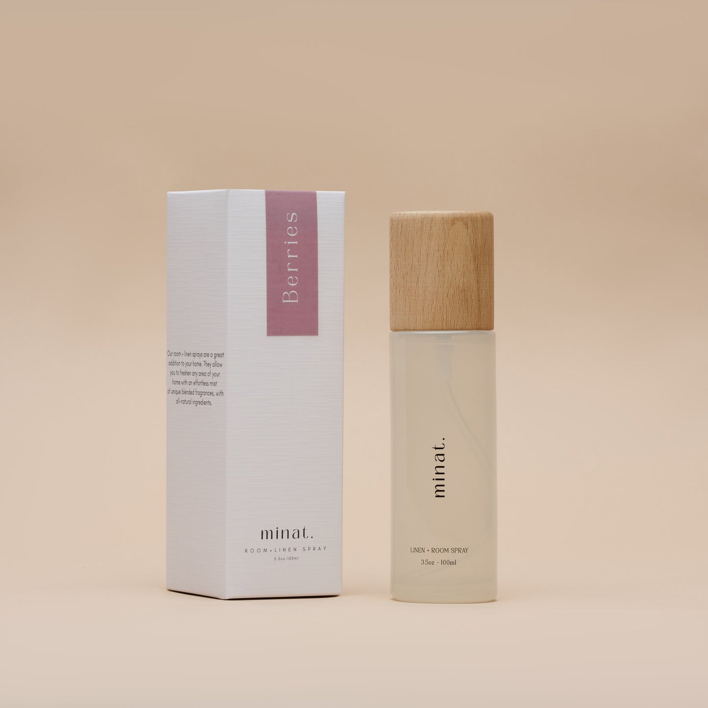 Berries Natural Room + Linen Spray Side Box