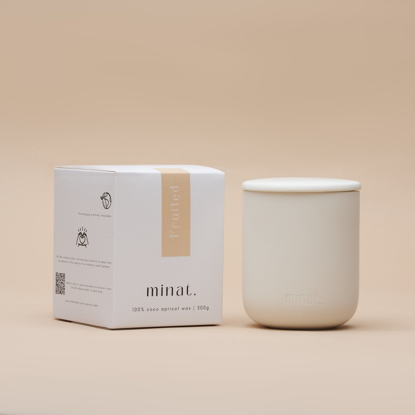 Fruited Natural Candle Side Box