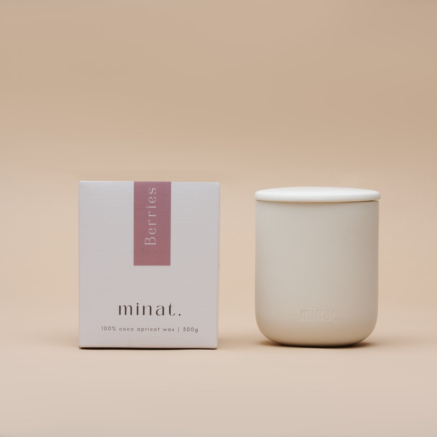 Berries Natural Candle Front Box