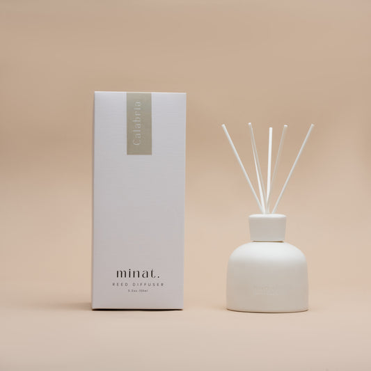 Calabria Natural Reed Diffuser Front Box