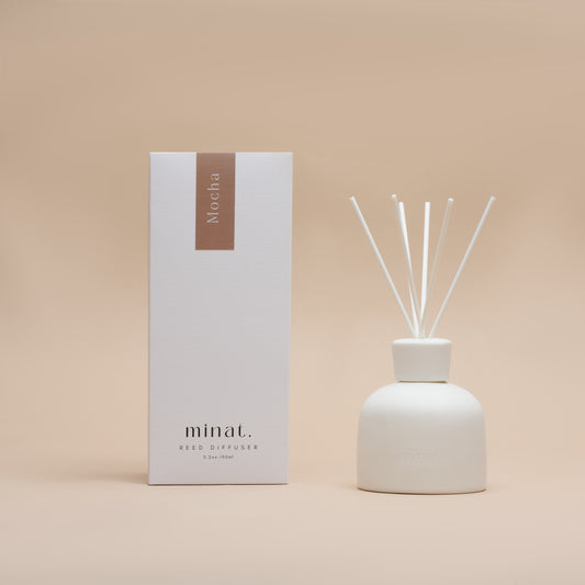 Mocha Natural Reed Diffuser Front Box