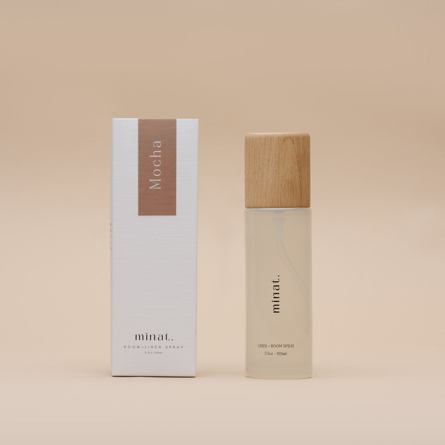 Mocha Natural Room + Linen Spray Front Box