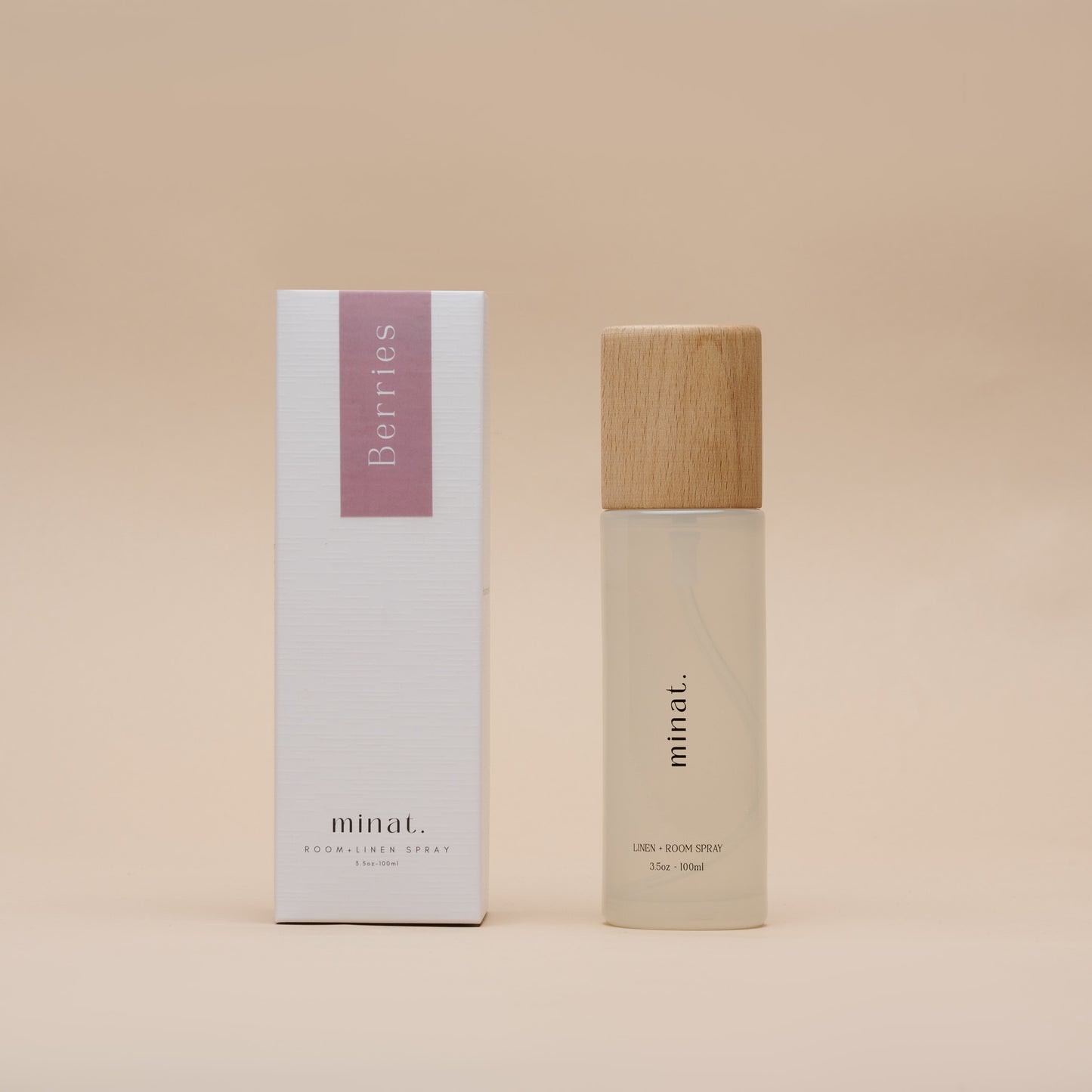 Berries Natural Room + Linen Spray Front Box