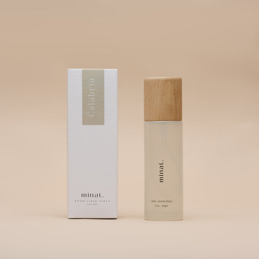 Calabria Natural Room + Linen Spray Front Box