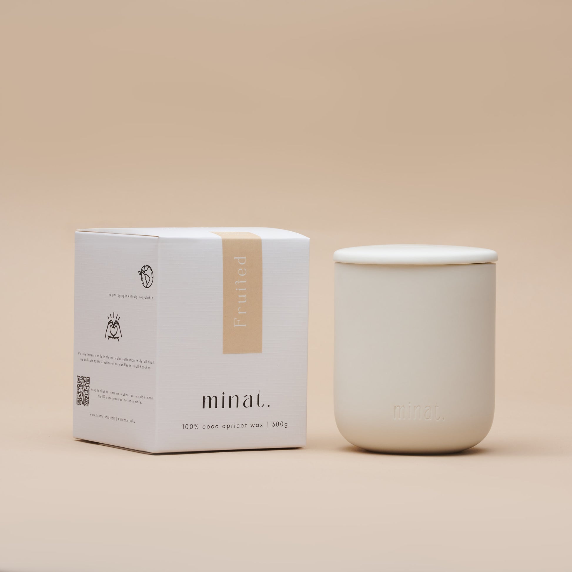 Fruited Natural Candle Side Box
