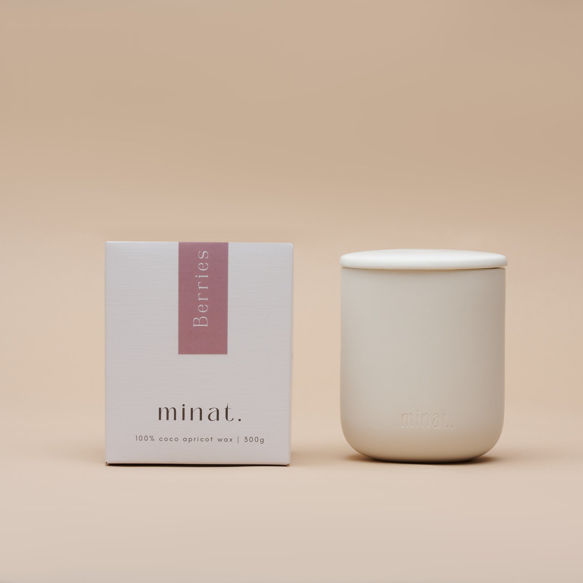 Berries Natural Candle Front Box