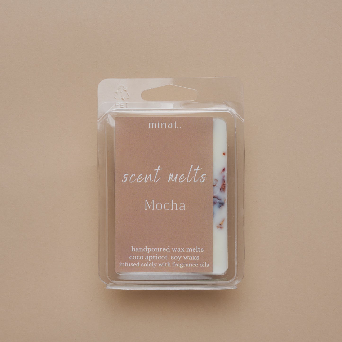 Mocha Natural Scent Wax Front Box